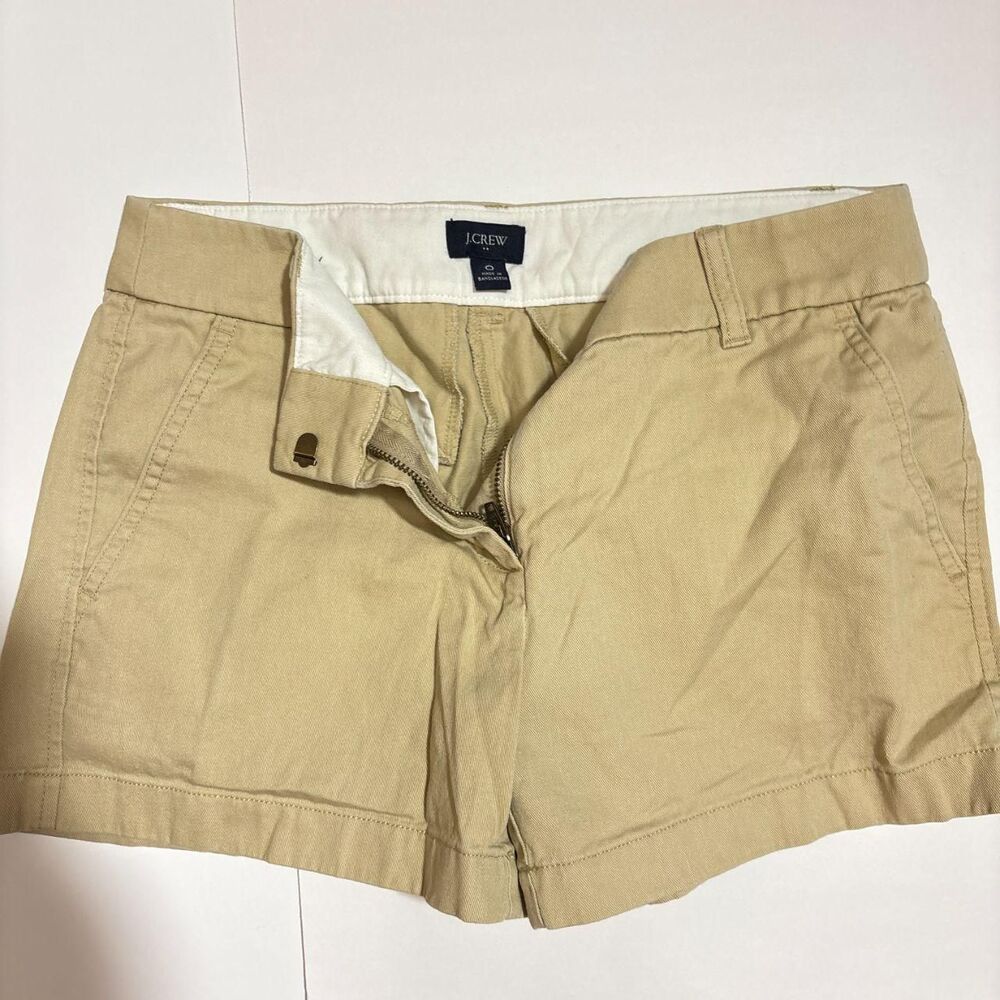 Jcrew Women's Tan and Cream Shorts